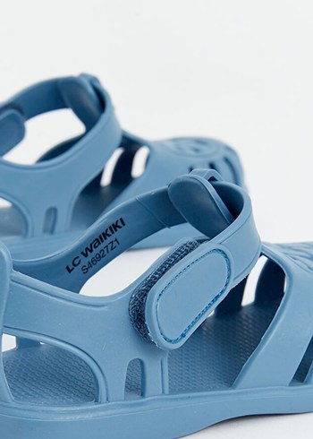 Mavi Erkek Çocuk Delikli Sandalet - Görsel 3