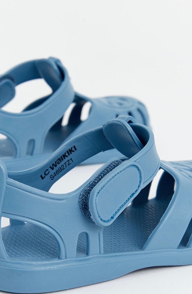 Mavi Erkek Çocuk Delikli Sandalet - Görsel 3