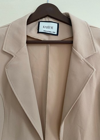 Bej Kadın Blazer Ceket - Görsel 4