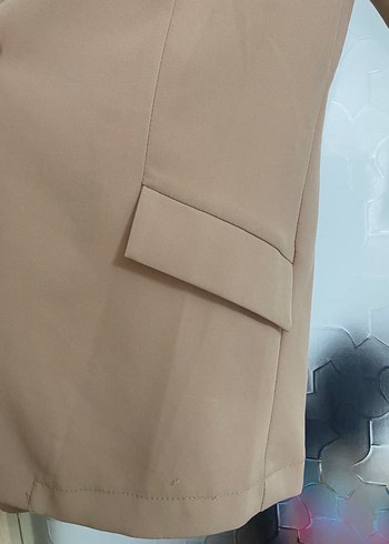 Bej Kadın Blazer Ceket - Görsel 2