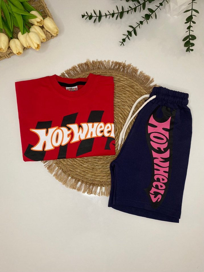 Hot Wheels Baskılı Erkek Çocuk Eşofman Takımı - Görsel 5