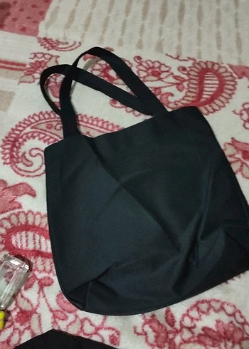 Siyah Baskılı Kadın Omuz Çantası - Görsel 2