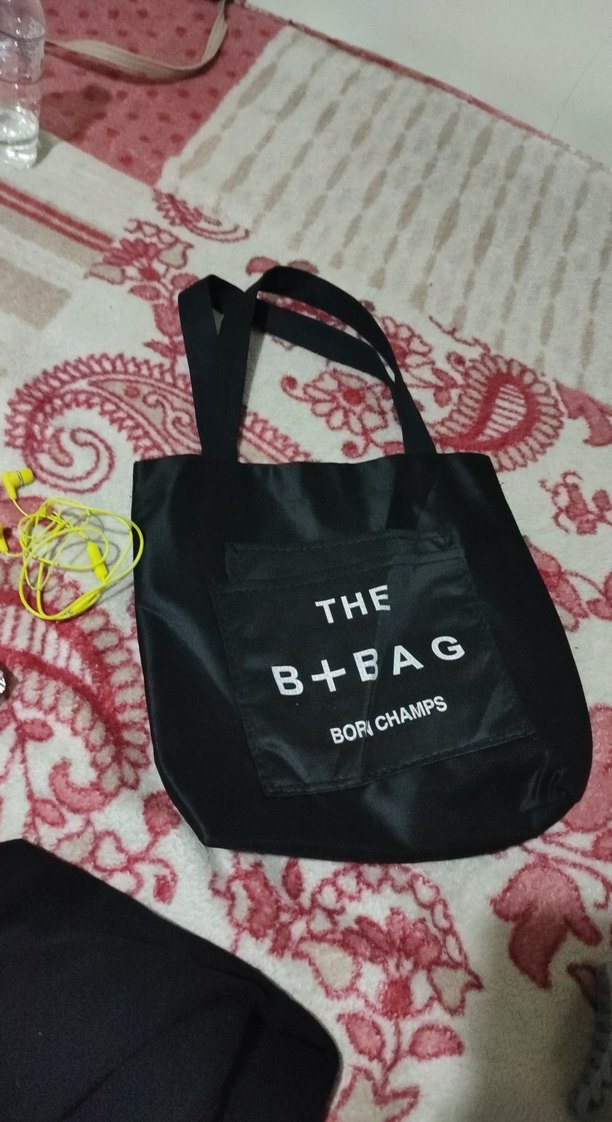 Siyah Baskılı Kadın Omuz Çantası - Görsel 3