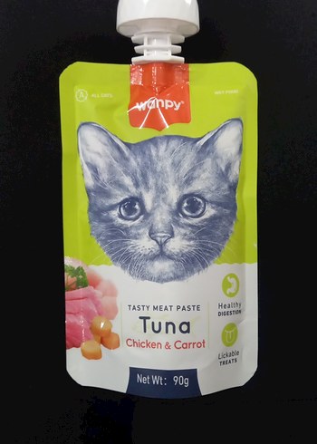 Wanpy Tavuk Havuçlu Ton Balıklı Kedi Ödül Maması 90g