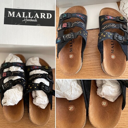 Diğer Mallard Gerçek Deri Terlik, 30