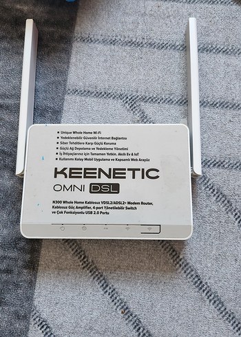 KEENETIC OMNI DSL N300 Kablosuz Modem Router - Görsel 3