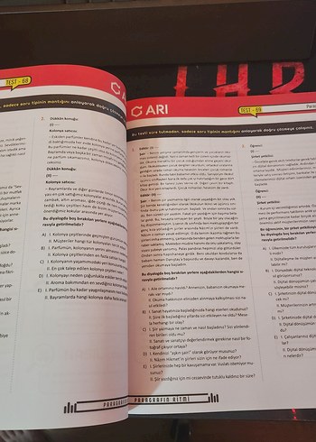Paragrafın Ritmi - ÖSYM Soru Tipleriyle Hazırlık Kitabı