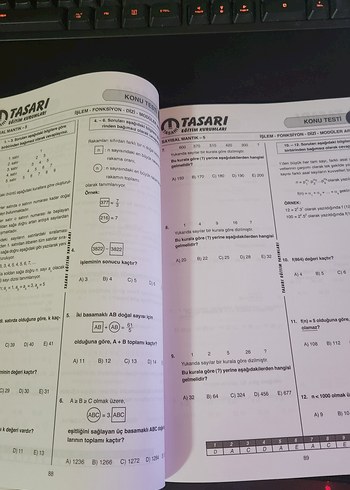 Tasarı Sayısal Mantık Matematik Defteri 6 - Görsel 2