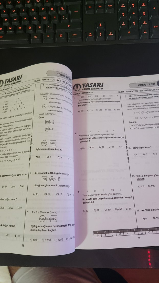 Tasarı Sayısal Mantık Matematik Defteri 6 - Görsel 2
