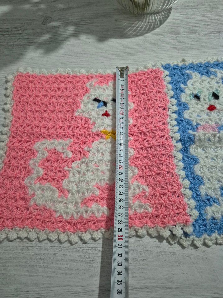 Pastel Renkli El Örgüsü Banyo lifi - Görsel 3