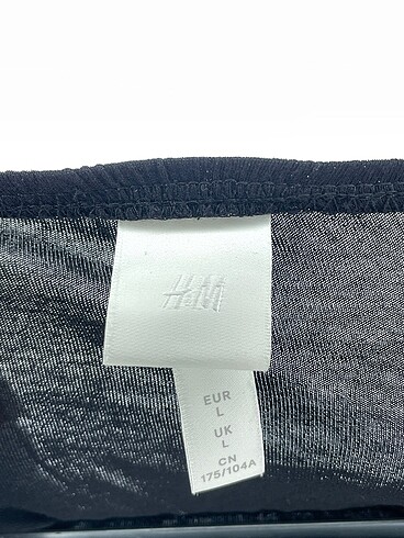 l Beden siyah Renk H&M Bluz %70 İndirimli.