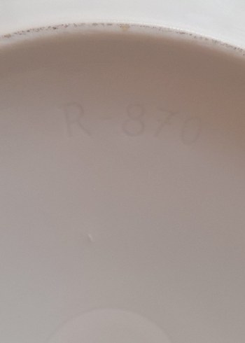 Vintage Kapaklı Porselen ÇorbalıkTuruncu Çiçekli, Bavaria Stili - Görsel 5