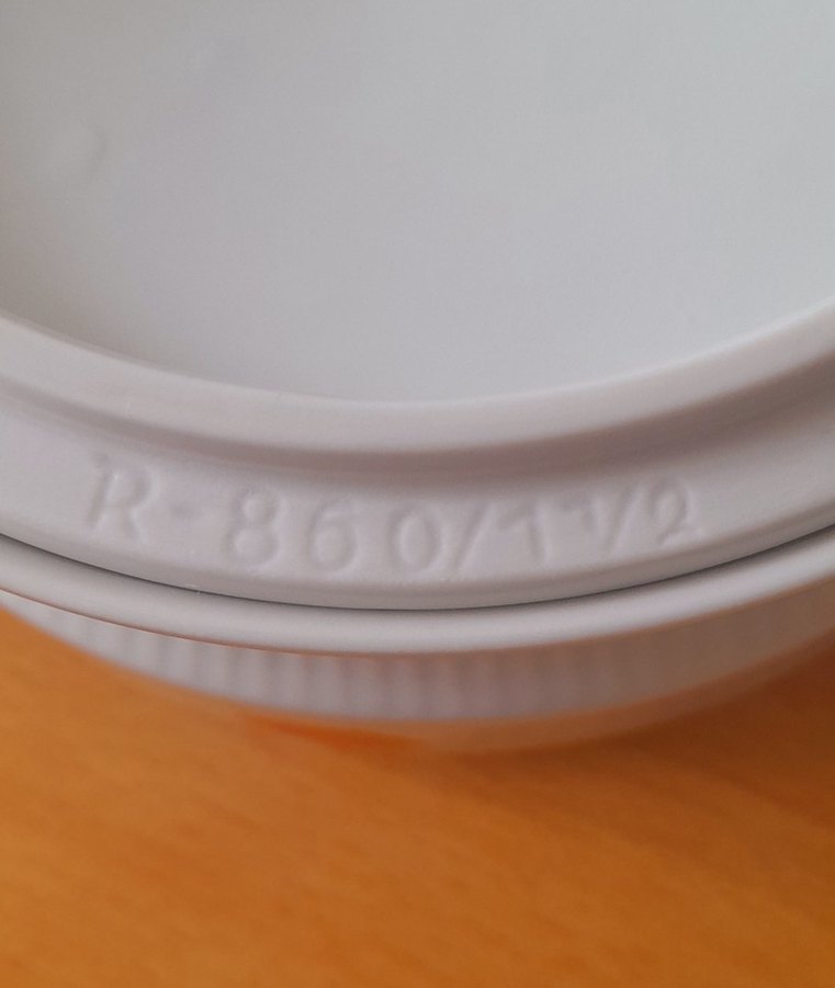 Vintage Kapaklı Porselen ÇorbalıkTuruncu Çiçekli, Bavaria Stili - Görsel 2