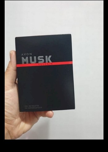 Avon Musk Vulcan Erkek Parfümü Siyah