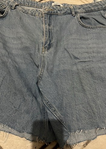 Kot Midi Denim Kadın Şort - Görsel 5