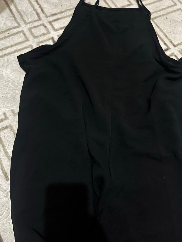 Siyah Kadın Uzun Paça tulum - Görsel 2