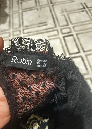 Uzun Kollu Siyah Gotik Fırfırlı Bluz - Görsel 5