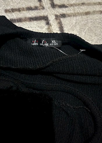 Siyah Drapeli Uzun ince askılı Elbise - Görsel 4