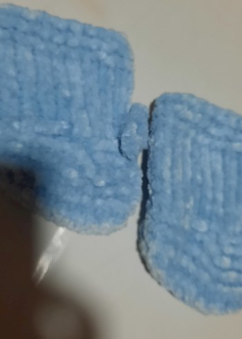 Diger Erkek Bebek Mavi Örgü Patik - Görsel 6