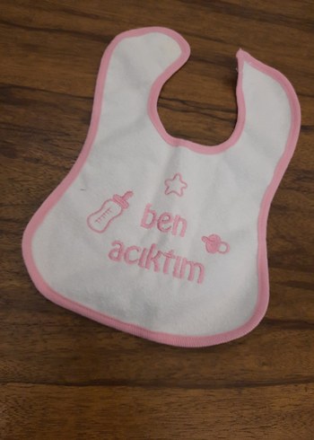 Pembe Baskılı Bebek Önlüğü - Görsel 5