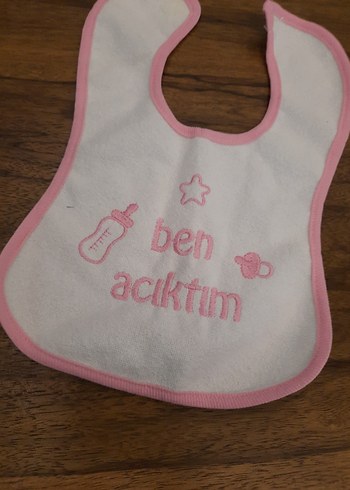 Pembe Baskılı Bebek Önlüğü - Görsel 7