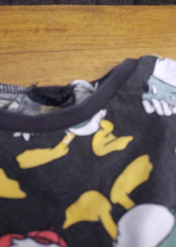 Diğer Çocuk Uzun Kollu Baskılı Pijama Takımı