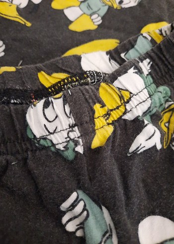 24-36 Ay Beden Çocuk Uzun Kollu Baskılı Pijama Takımı