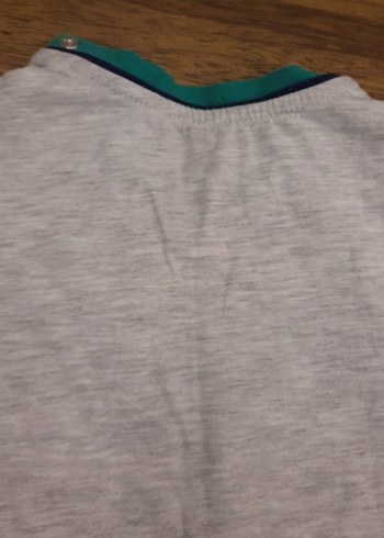 Gri Erkek Çocuk Kısa Kollu Pamuklu Tişört - Görsel 7