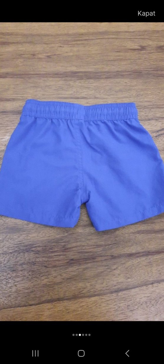 Erkek Çocuk Mavi Deniz Şortu - Görsel 3