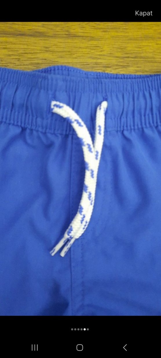 Erkek Çocuk Mavi Deniz Şortu - Görsel 5