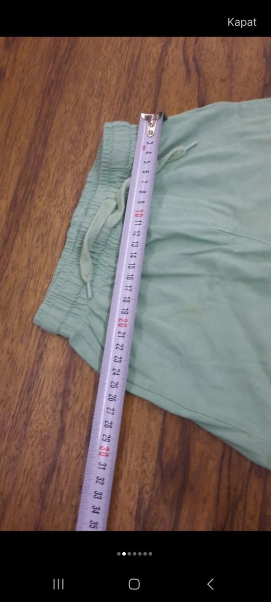 Yeşil Erkek Çocuk Şort, Rahat Kesim - Görsel 2