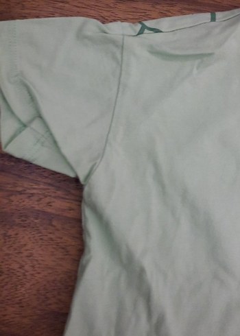 Erkek Çocuk Yeşil Mickey Baskılı Kısa Kollu Tişört - Görsel 7