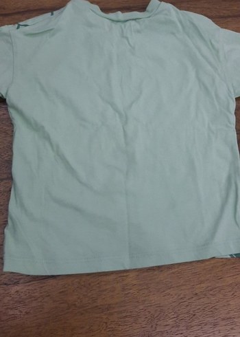 Erkek Çocuk Yeşil Mickey Baskılı Kısa Kollu Tişört - Görsel 5