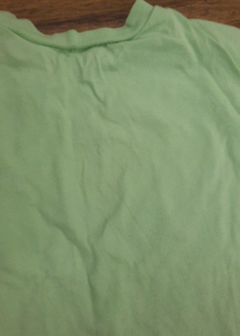 Erkek Çocuk Yeşil Mickey Baskılı Kısa Kollu Tişört - Görsel 6