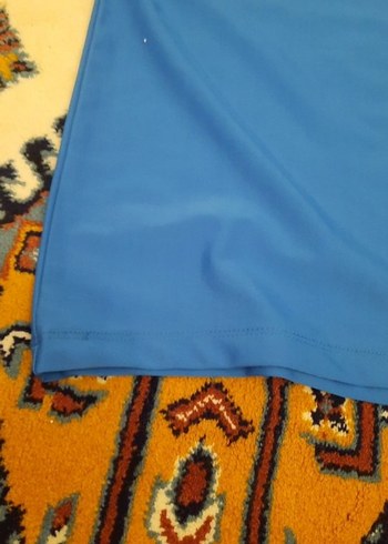 Renkli Baskılı Mavi Kısa Kollu Erkek Mayo - Görsel 10