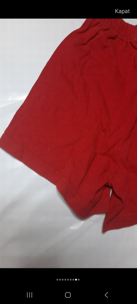 Kırmızı Erkek Çocuk Şort - Görsel 2