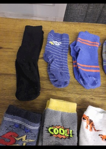 Erkek Çocuk Çok Renkli Çorap Seti - Görsel 5