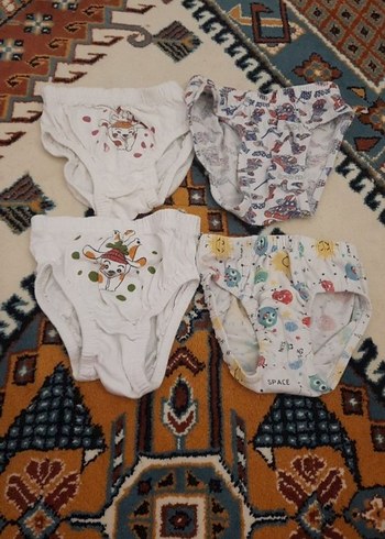 Renkli Baskılı Çocuk Külot - Görsel 2