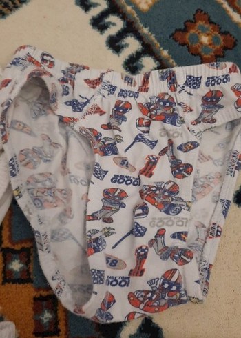 Renkli Baskılı Çocuk Külot - Görsel 3