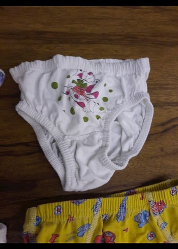Renkli Desensiz Çocuk İç Çamaşır Seti - Görsel 5