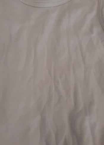 Düğmeli Beyaz Kolsuz Bebek Body (2 si birden) - Görsel 7