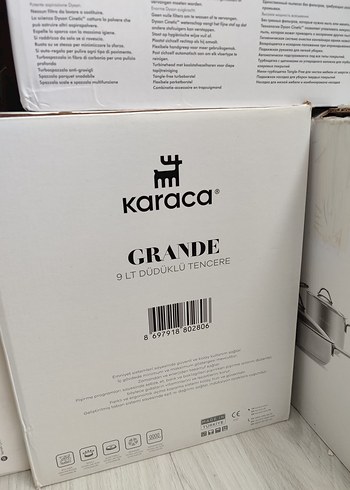 Beden Karaca Grande Maxi 9 litre düdüklü tencere sıfır