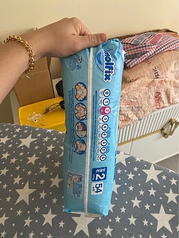 2 Beden: 3-6 kg Beden Molfix 2 numara bez