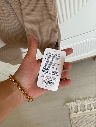 1,5 Yaş Beden kahverengi Renk Bebek takım