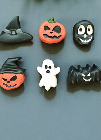 6 lı magnet halloween cadılar bayramı konsepti 