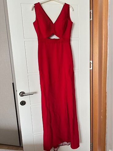 Kırmızı Abiye/Mezuniyet Elbisesi - Görsel 2