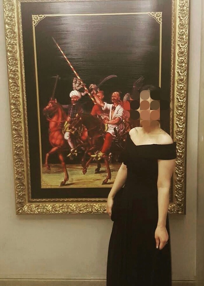 Siyah kayık yaka abiye elbise/Mezuniyet Elbisesi - Görsel 2