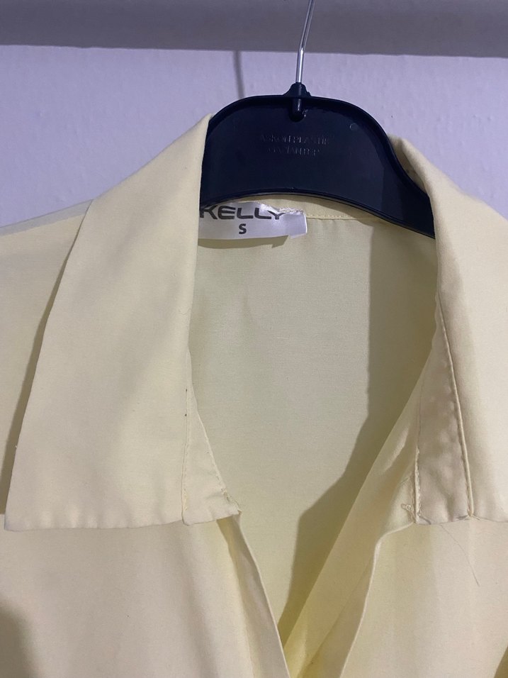 Yandan bağlamalı gömlek - Görsel 4