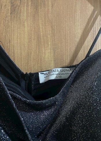 Gri Drapeli yırtmaçlı abiye - Görsel 7