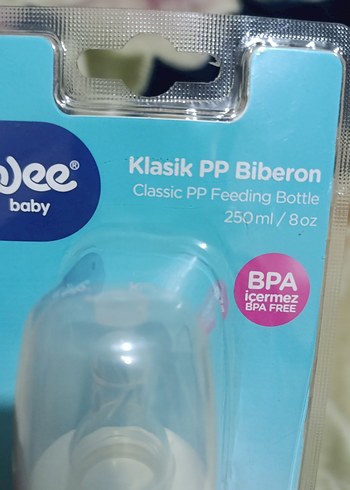 Beyaz Pastel Bebek Biberonu 250 ml - Görsel 3